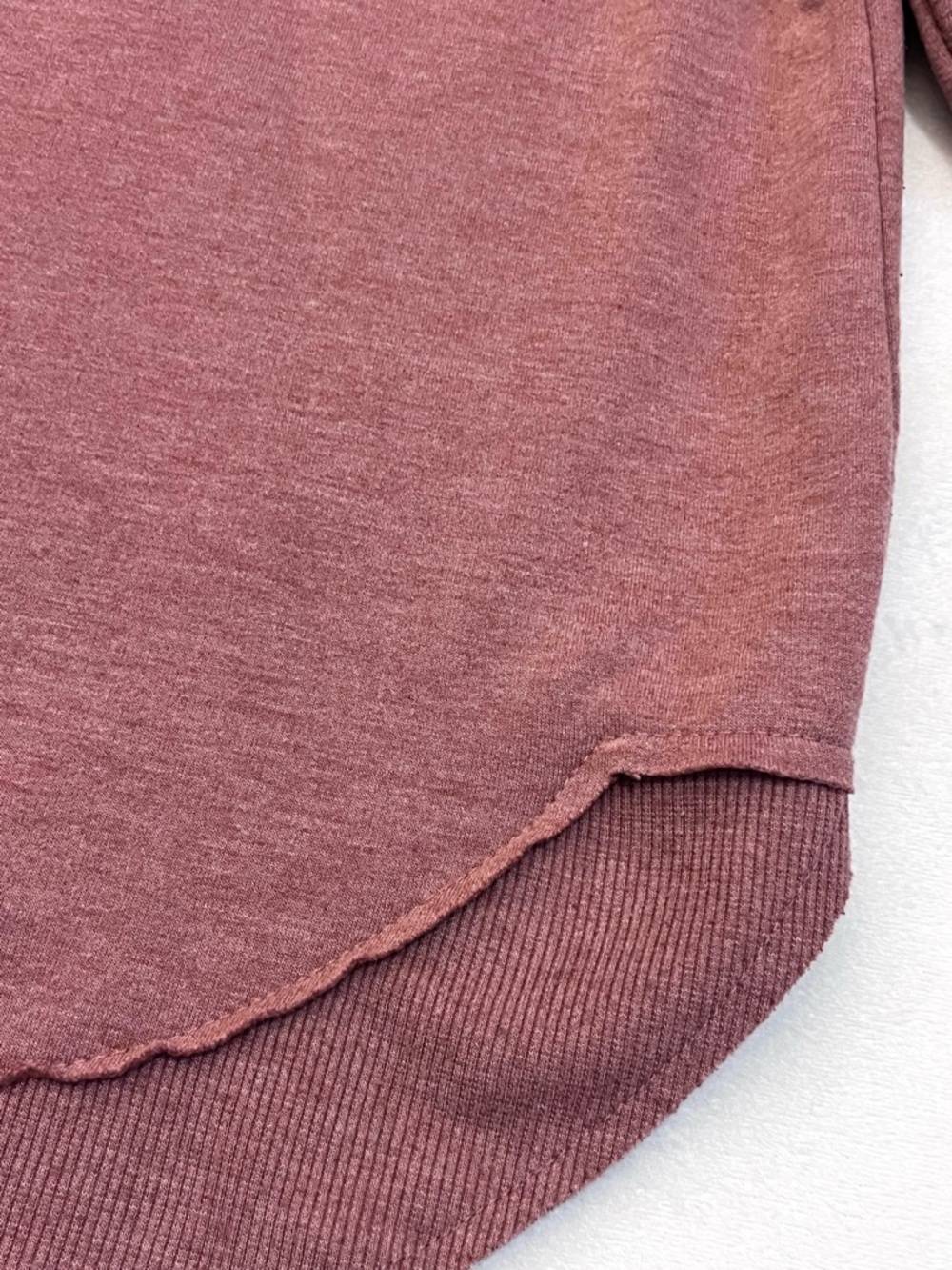 Maurices Mauve Women’s Drawstring Pullover Hoodie Sweatshirt w Kangaroo Pocket - Picture 15 of 16